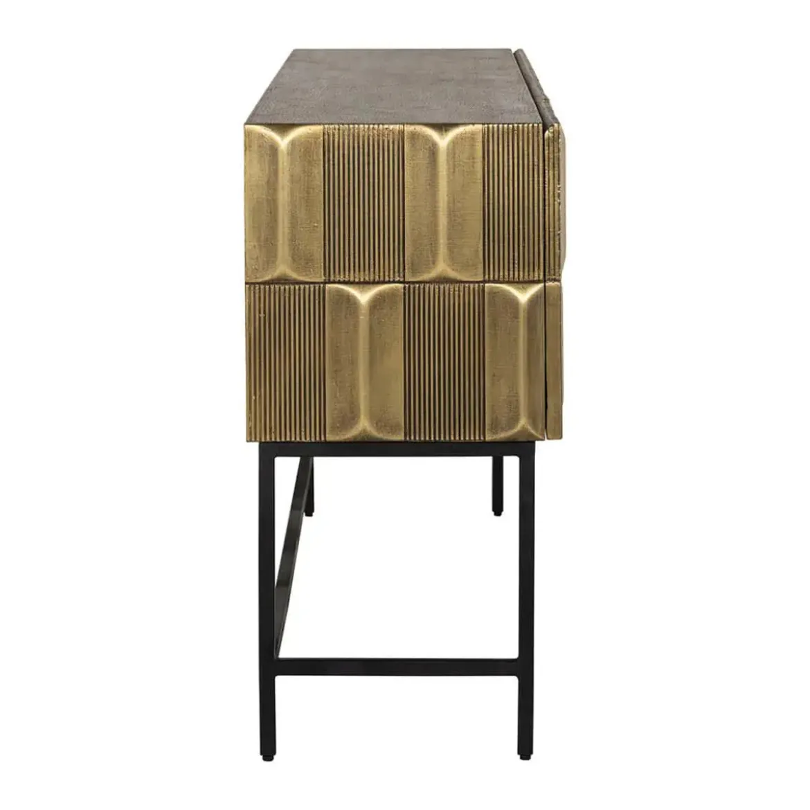 Gouden dressoir op hoge poten - Richmond Interiors Jaxx