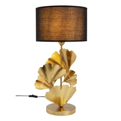 Gouden ginkgo tafellamp - Kare Design Flores Gold