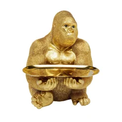 Gouden gorilla met dienblad - Kare Design Gorilla Butler