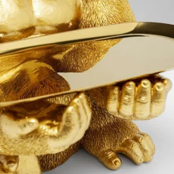 Gouden gorilla met dienblad - Kare Design Gorilla Butler