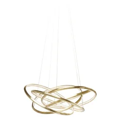 Gouden LED hanglamp met ringen - Kare Design Saturn