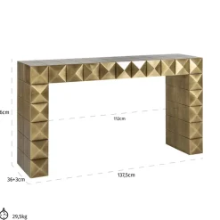 Gouden sidetable - Richmond Interiors Collada
