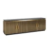 Gouden tv-dressoir met ribbels - Richmond Interiors Ironville