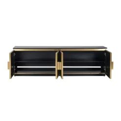 Gouden tv-dressoir met ribbels - Richmond Interiors Ironville