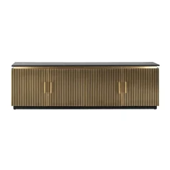 Gouden tv-dressoir met ribbels - Richmond Interiors Ironville