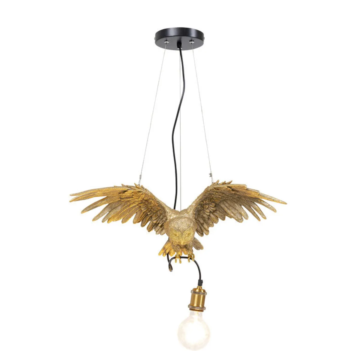 Gouden uil hanglamp - Kare Design Owl