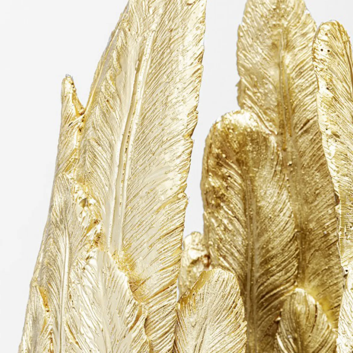 Gouden vaas van veren - Kare Design Feathers Gold