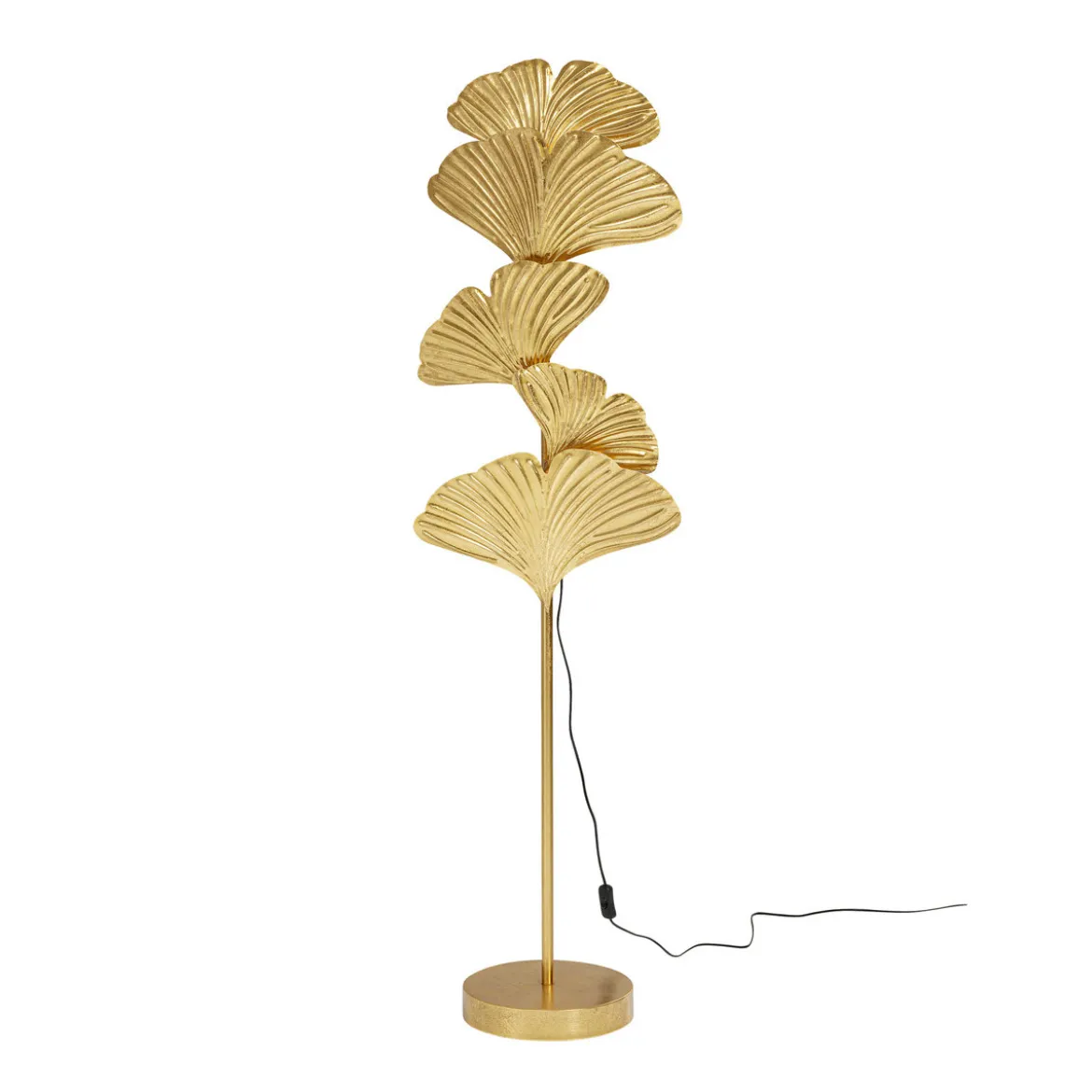 Gouden vloerlamp ginkgo - Kare Design Yuva Gold