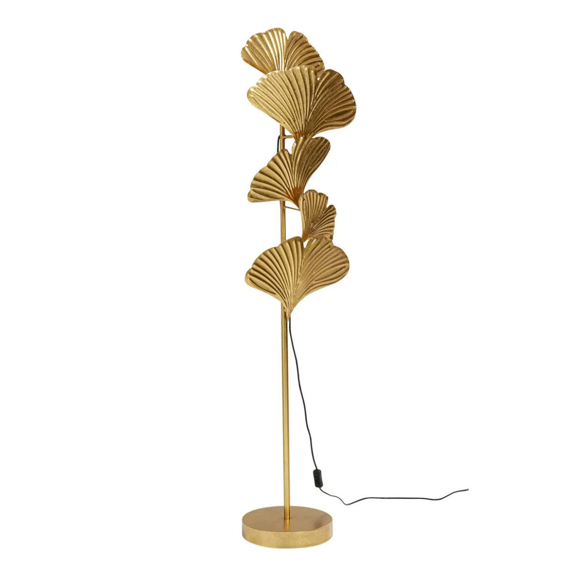 Gouden vloerlamp ginkgo - Kare Design Yuva Gold