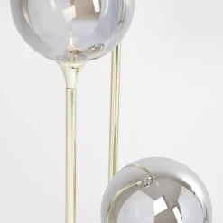 Gouden vloerlamp met glas - Kare Design Al Capone