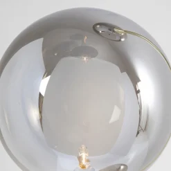 Gouden vloerlamp met glas - Kare Design Al Capone