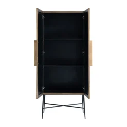 Gouden wandkast ribbelmotief - Richmond Interiors Ironville