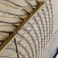 Gouden wandkast snijwerk - Kare Design Circulo