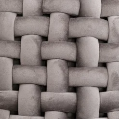 Grijs bankje gewoven fluweel - Kare Design Weave Grey