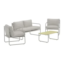Grijze loungeset met kussens - Lavis Thassos