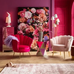 Groot bloemen schilderij - Kare Design Touched Flower Bouquet
