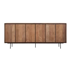 Groot dressoir teakhout 220 cm - DTP Home Metropole