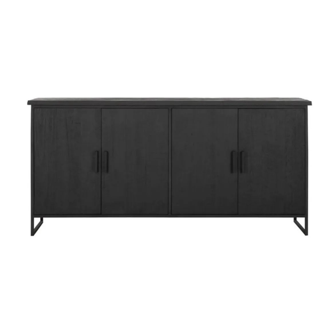 Groot dressoir zwart teak - DTP Home Timeless Back Beam