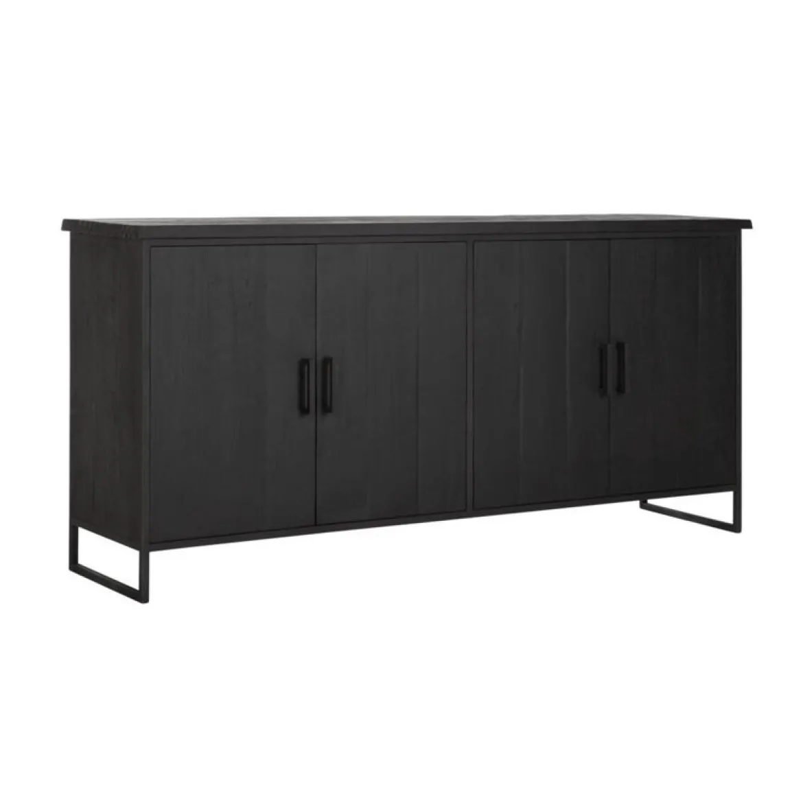 Groot dressoir zwart teak - DTP Home Timeless Back Beam