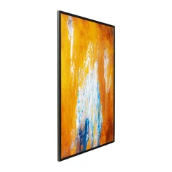 Groot schilderij abstract oranje 180 cm - Kare Design Artistas Orange