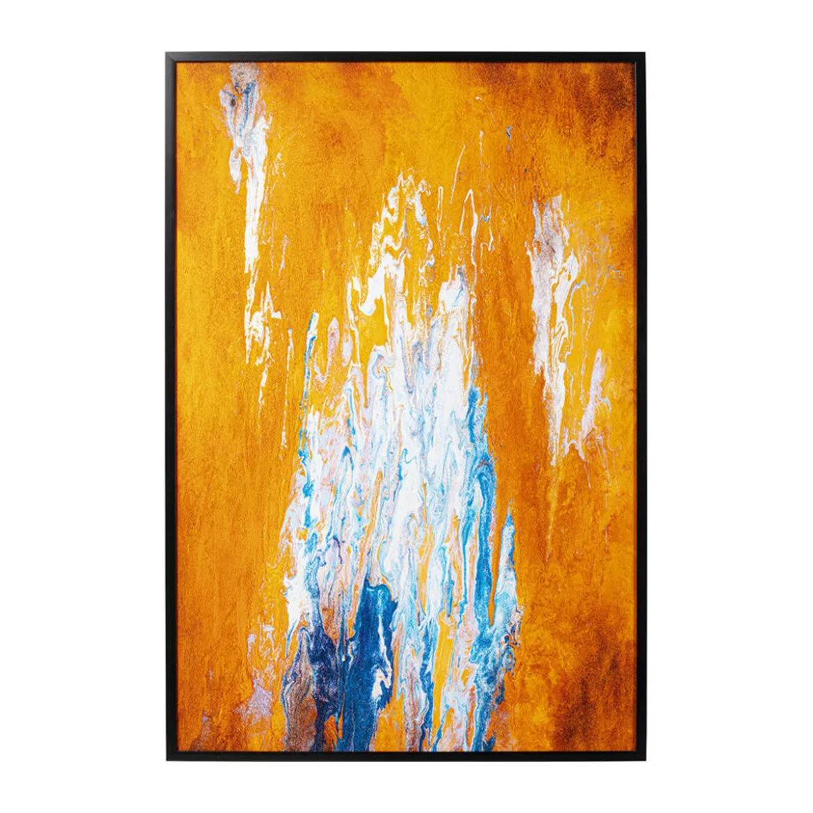 Groot schilderij abstract oranje 180 cm - Kare Design Artistas Orange