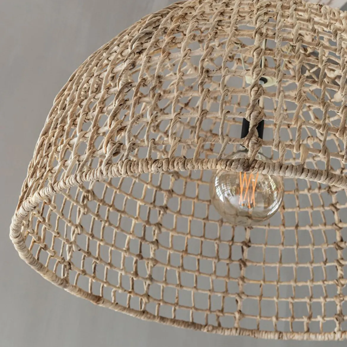 Grote hanglamp bananenblad - Must Living La Savina
