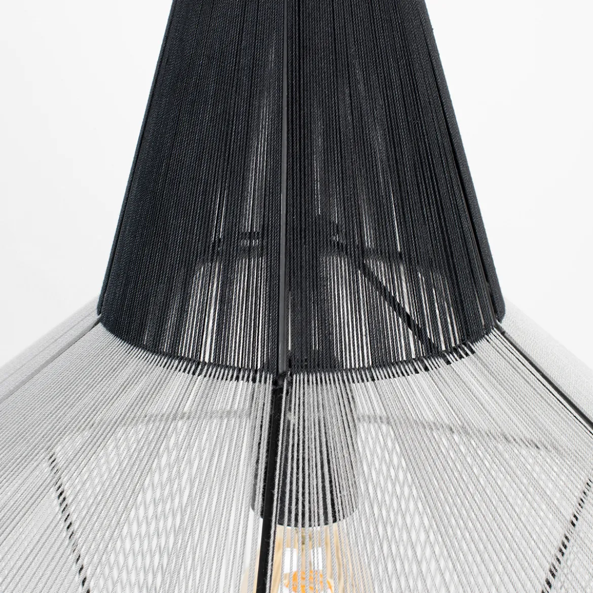 Grote hanglamp katoen draad - Zuiver Fairy