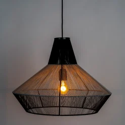 Grote hanglamp katoen draad - Zuiver Fairy