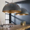 Grote hanglamp rond industrieel - Santa Punch