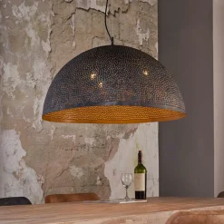 Grote hanglamp rond industrieel - Santa Punch