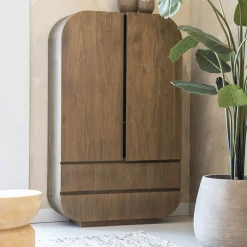 Grote kast hout met ronde hoeken - Eleonora King