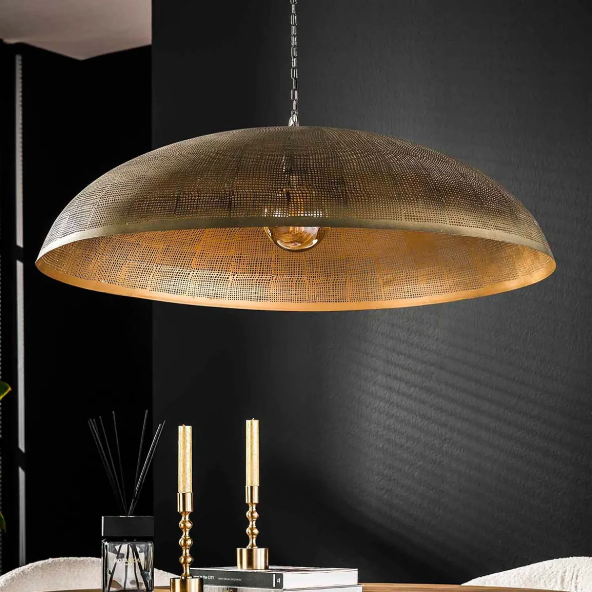 Grote ronde hanglamp 90 cm - Santa Cosmic
