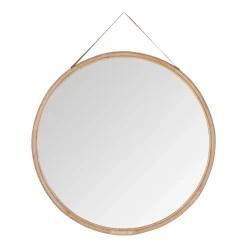 Grote ronde spiegel van rotan - Must Living San Jose XL