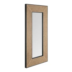 Grote spiegel met rotan webbing - Must Living Raffles