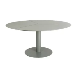 Grote tuintafel aluminium rond 150 cm - Brafab Peace