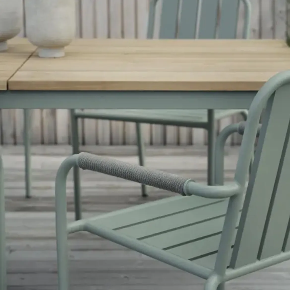 Grote tuintafel teak hout - Brafab Nox
