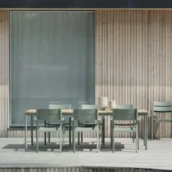 Grote tuintafel teak hout - Brafab Nox