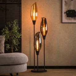 Grote vloerlamp met gekleurd glas - Santa Cocoon XL