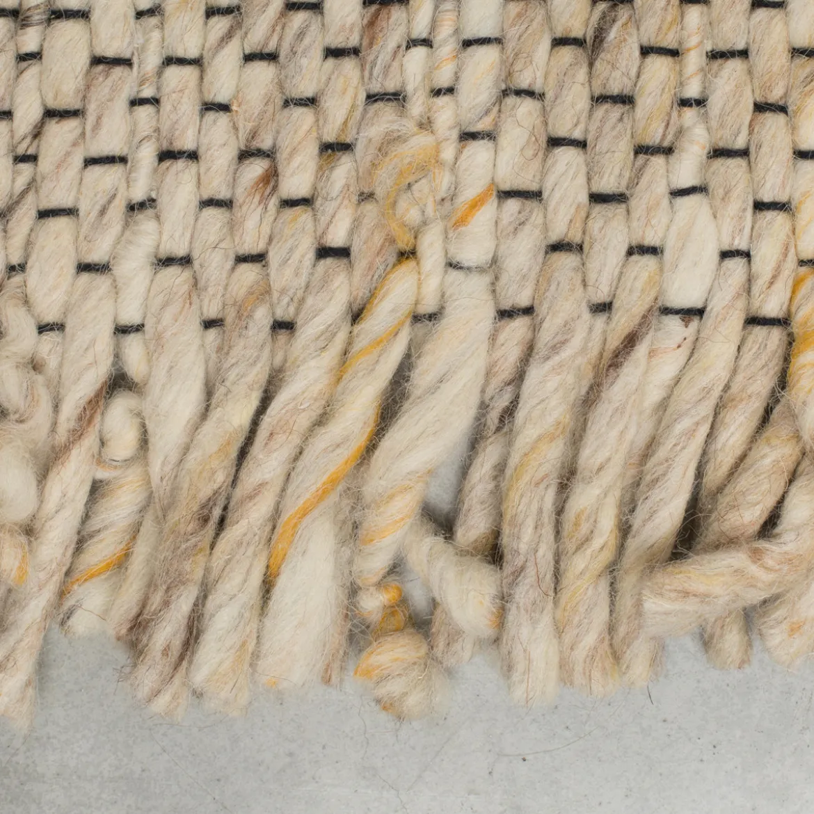 Handgeweven tapijt wol - Zuiver Frills