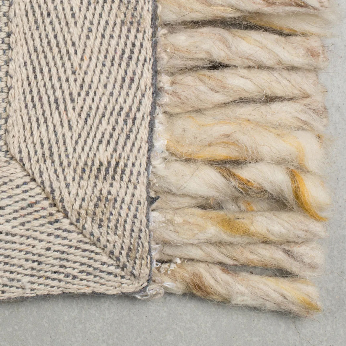 Handgeweven tapijt wol - Zuiver Frills