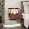 Hangend nachtkastje hout - Giani Air Solid