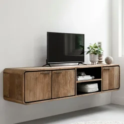 Hangend tv-meubel met ronde hoeken - DTP Home Evo