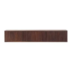 Hangend tv-meubel ribbel hout - Bodio Indigo