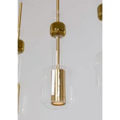 Hanglamp goud en glas 103 cm - Kare Design Candy Bar Gold