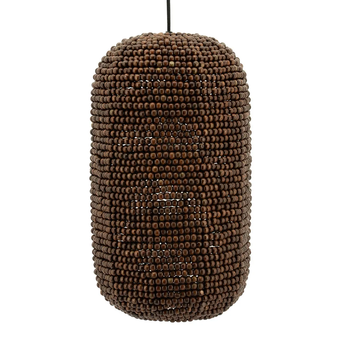 Hanglamp houten kralen - By-Boo Shanga 2