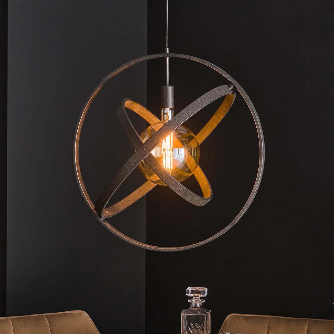Hanglamp metalen cirkels - Santa Galaxy