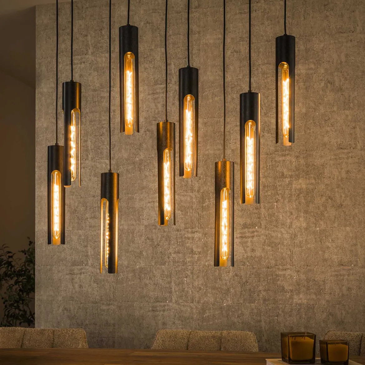 Hanglamp met buizen - Santa Tube