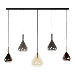 Hanglamp met druppelvormige glazen - Santa Wings
