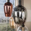 Hanglamp met gekleurde glazen kappen - Santa Amfora