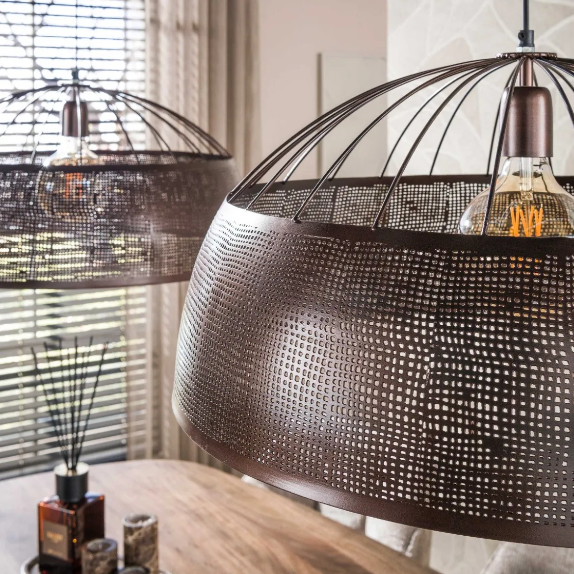 Hanglamp open met patroon - Santa Screen